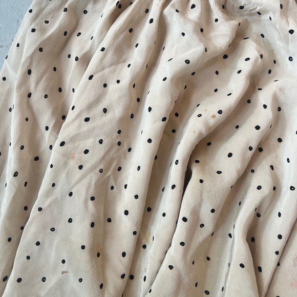 ARITZIA TALULA BABATON POLKA DOT SKIRT - Picture 2 of 4